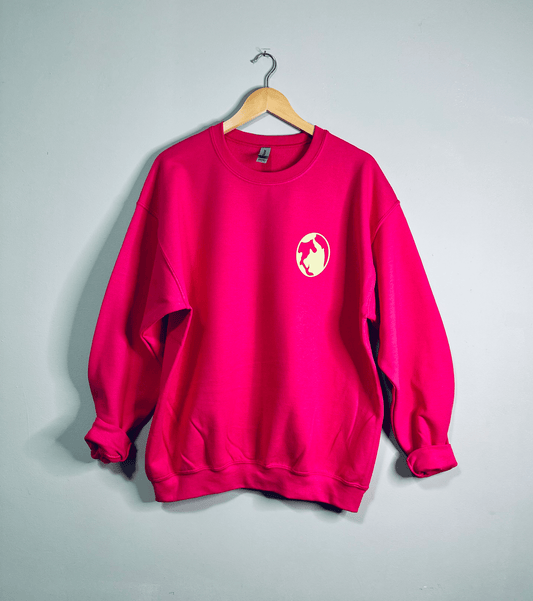 Just Me & My Anxiety Against The World Crew Neck - Yellow Print - Wear and Wander