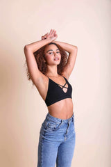Kali Cross Plunge Bralette - Wear and Wander