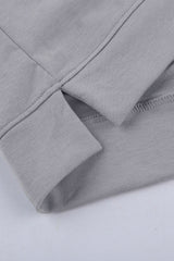 Khaki Crew Neck Long Sleeve Sweatshirt - Wear and Wander