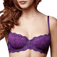 Lace Demi Cup Bra Montelle Intimates Flirt - Wear and Wander