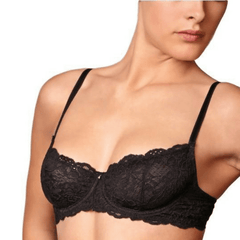 Lace Demi Cup Bra Montelle Intimates Flirt - Wear and Wander