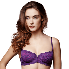 Lace Demi Cup Bra Montelle Intimates Flirt - Wear and Wander