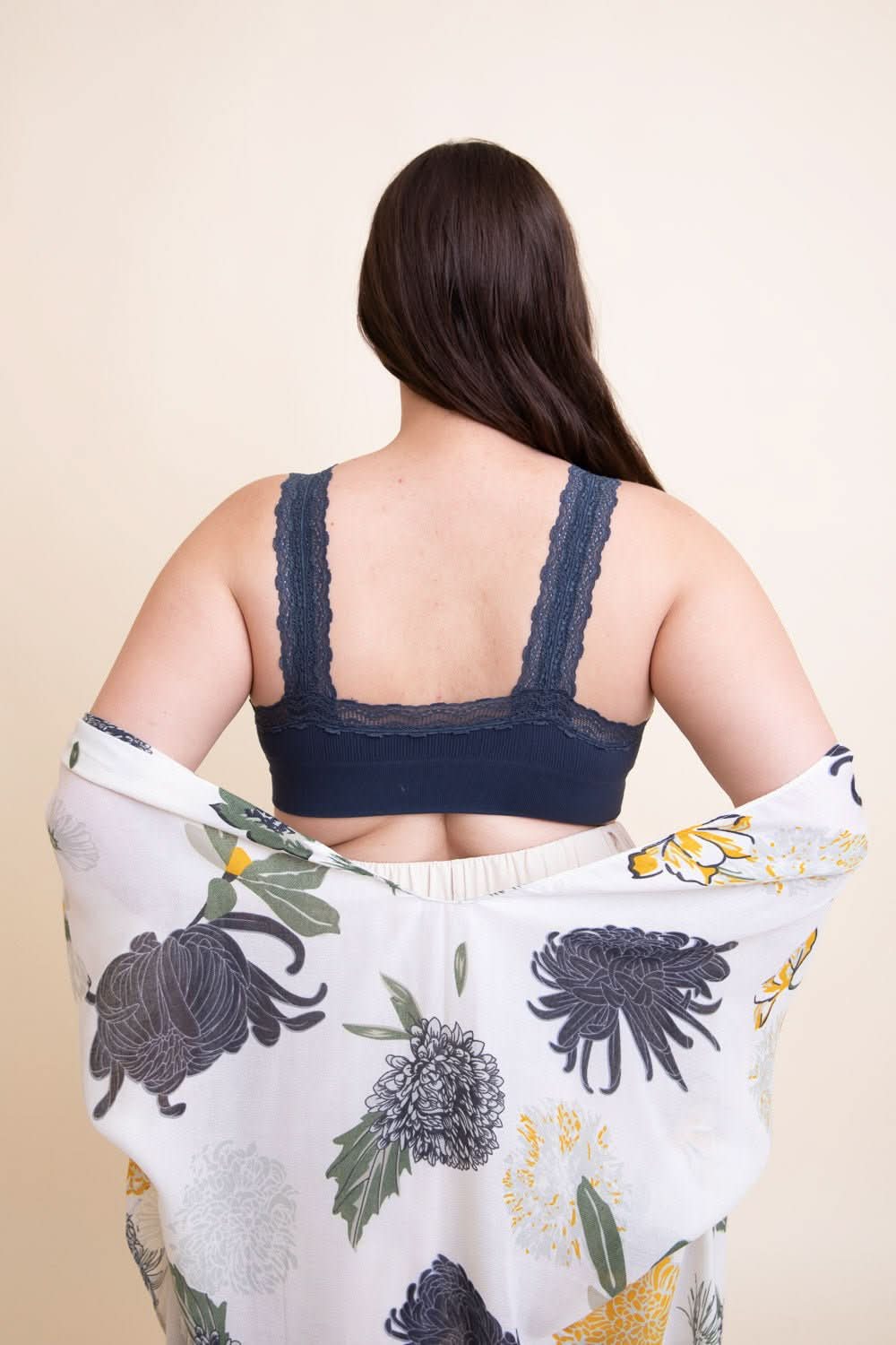 Lace Trim Padded Bralette Plus - Wear and Wander