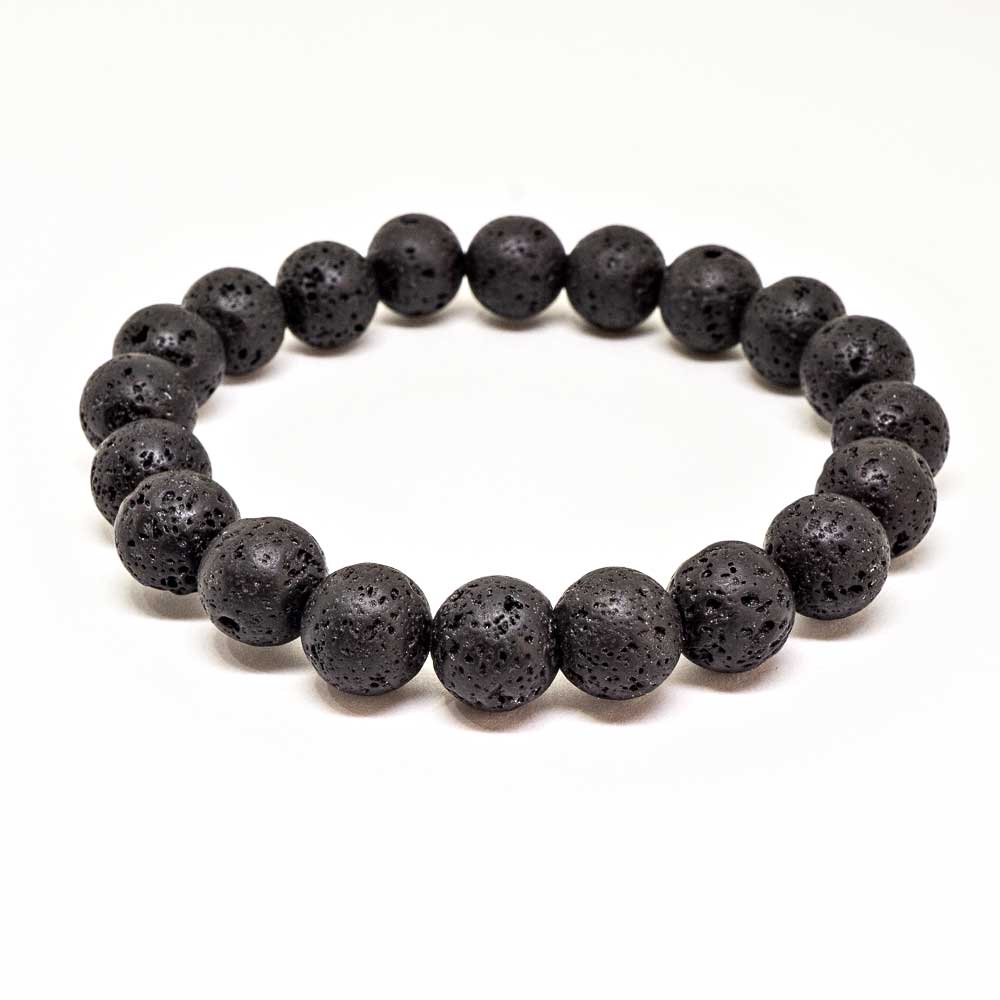 Lava Rocks Beaded Bracelet - Wear and Wander