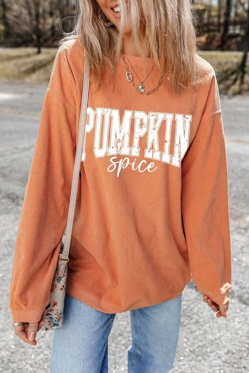 Letter Graphic Long Sleeve Sweatshirt - Wear and Wander