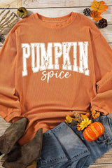 Letter Graphic Long Sleeve Sweatshirt - Wear and Wander