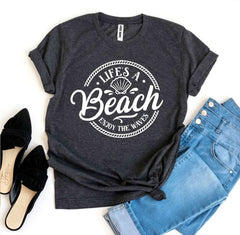 Lifeâ€™s a Beach Enjoy The Waves T-shirt - Wear and Wander