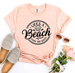 Lifeâ€™s a Beach Enjoy The Waves T-shirt - Wear and Wander