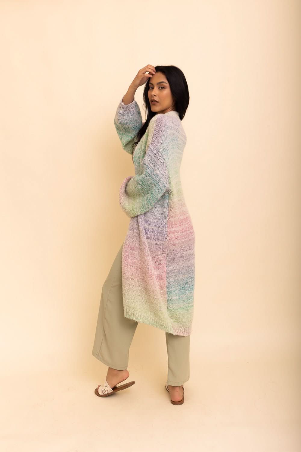 Lounge Around Longline Ombre Cardigan - Wear and Wander