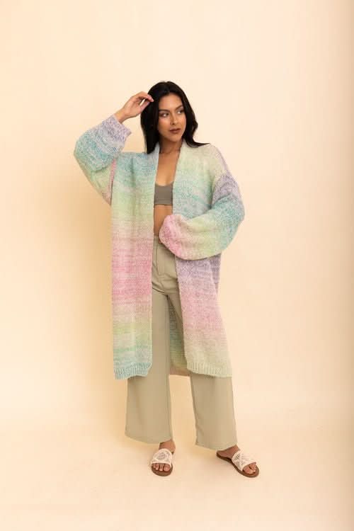 Lounge Around Longline Ombre Cardigan - Wear and Wander