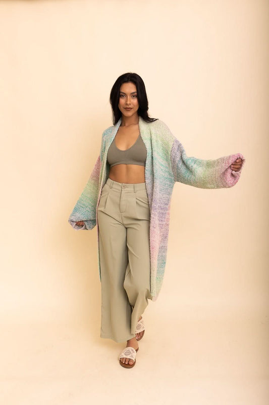 Lounge Around Longline Ombre Cardigan - Wear and Wander
