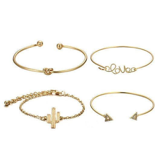Love Bracelet Stack - Wear and Wander