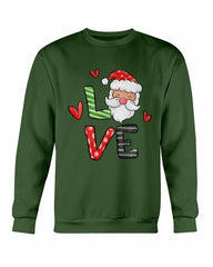 Love Santa Christmas Sweatshirt - Wear and Wander