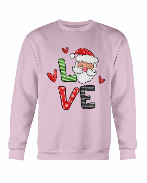 Love Santa Christmas Sweatshirt - Wear and Wander