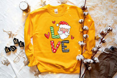 Love Santa Christmas Sweatshirt - Wear and Wander