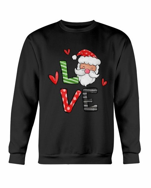 Love Santa Christmas Sweatshirt - Wear and Wander