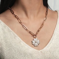 Lucky Four - Leaf Charm Necklace - Wear and Wander