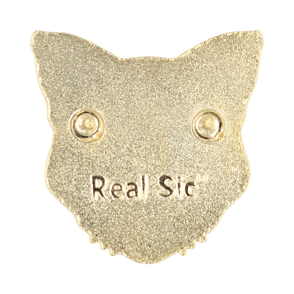 Luna the Black Cat - Enamel Cat Pin by Real Sic - Wear and Wander