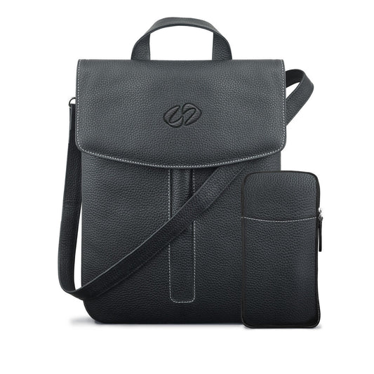 MacCase Premium Leather Crossbody Tablet Bag - Wear and Wander