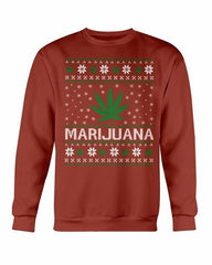 Marijuana Winter Sweatshirt - Wear and Wander