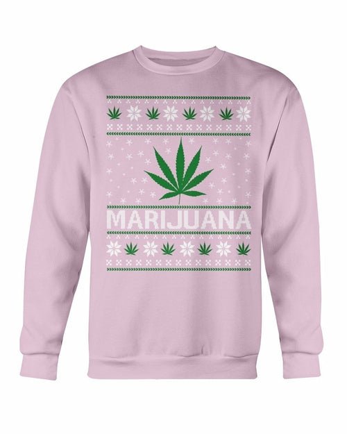 Marijuana Winter Sweatshirt - Wear and Wander