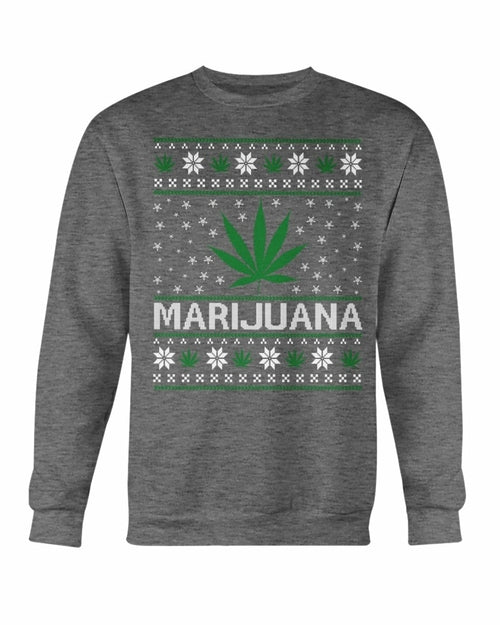 Marijuana Winter Sweatshirt - Wear and Wander