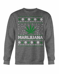 Marijuana Winter Sweatshirt - Wear and Wander