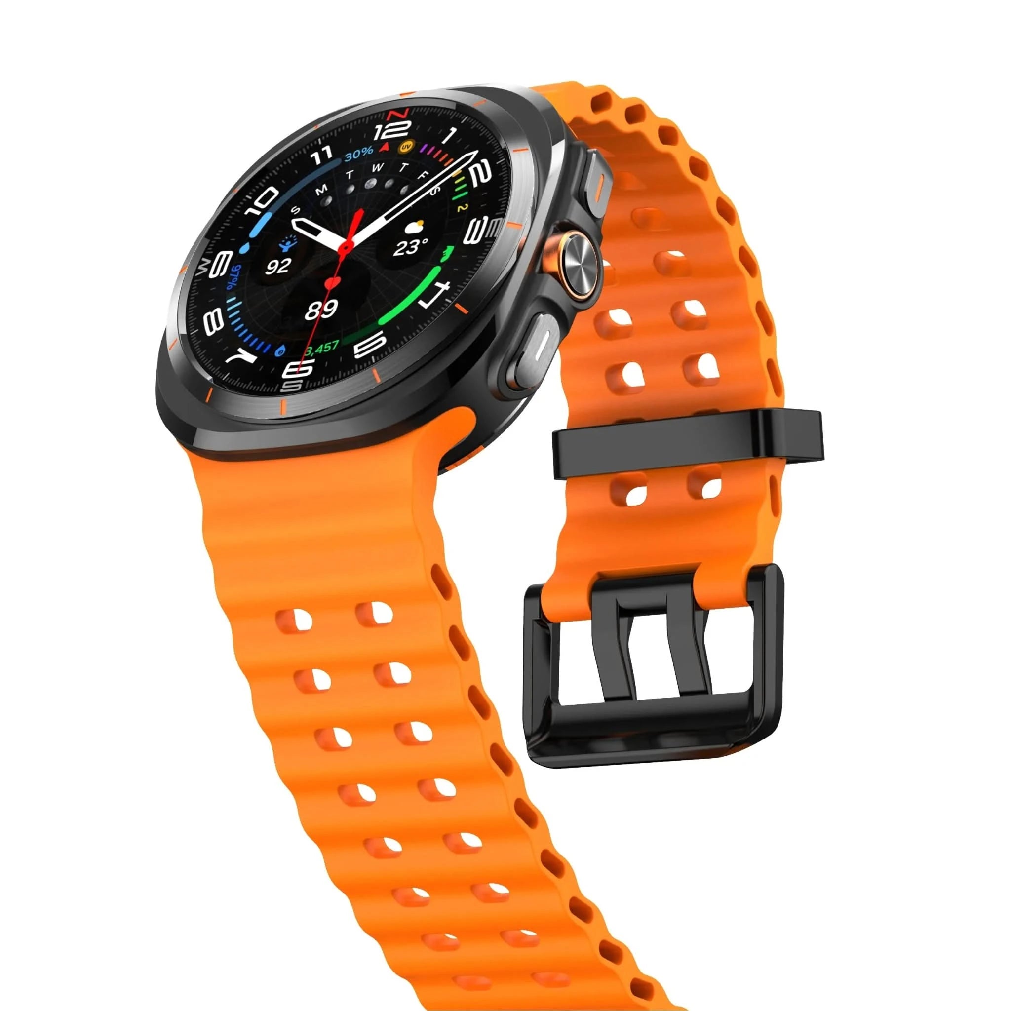 Marine Band For Samsung Galaxy Watch 7 ultra Strap 47mm silicone Bracelet Galaxy Watch ultra Strap 47mm - Wear and Wander
