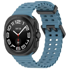 Marine Band For Samsung Galaxy Watch 7 ultra Strap 47mm Accessories Sport silicone Bracelet correa Galaxy Watch ultra Strap 47mm - Wear and Wander