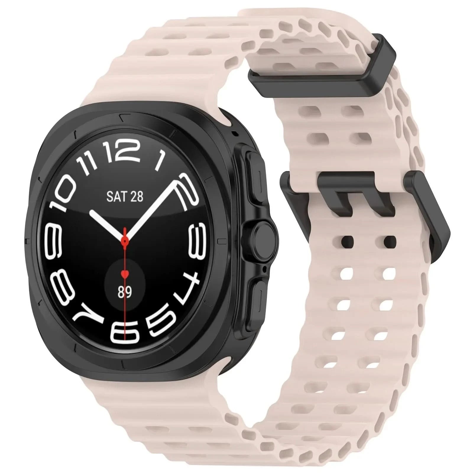 Marine Band For Samsung Galaxy Watch 7 ultra Strap 47mm silicone Bracelet Galaxy Watch ultra Strap 47mm - Wear and Wander