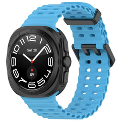 Marine Band For Samsung Galaxy Watch 7 ultra Strap 47mm Accessories Sport silicone Bracelet correa Galaxy Watch ultra Strap 47mm - Wear and Wander