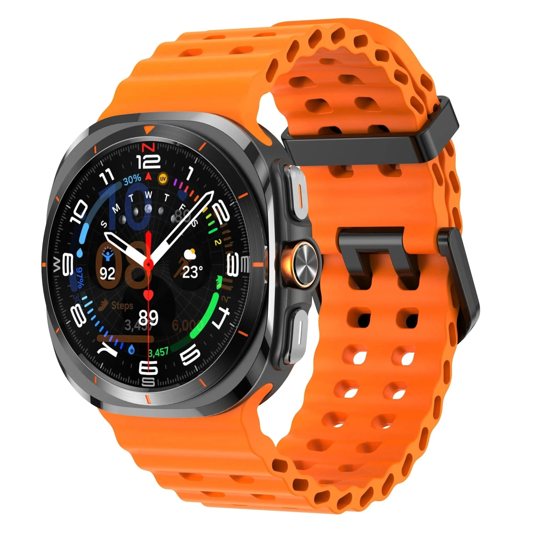 Marine Band For Samsung Galaxy Watch 7 ultra Strap 47mm Accessories Sport silicone Bracelet correa Galaxy Watch ultra Strap 47mm - Wear and Wander