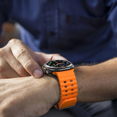 Marine Band For Samsung Galaxy Watch 7 ultra Strap 47mm silicone Bracelet Galaxy Watch ultra Strap 47mm - Wear and Wander