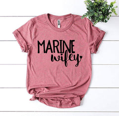 Marine Wifey T-shirt - Wear and Wander