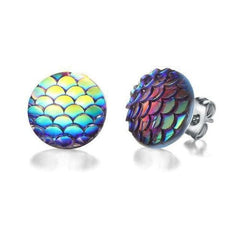 Mermaid Stud Earrings - Wear and Wander