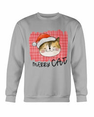 Merry Cat Christmas Sweatshirt - Wear and Wander