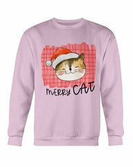 Merry Cat Christmas Sweatshirt - Wear and Wander