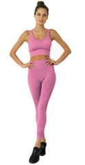 Mesh Seamless Set - Pink - Wear and Wander