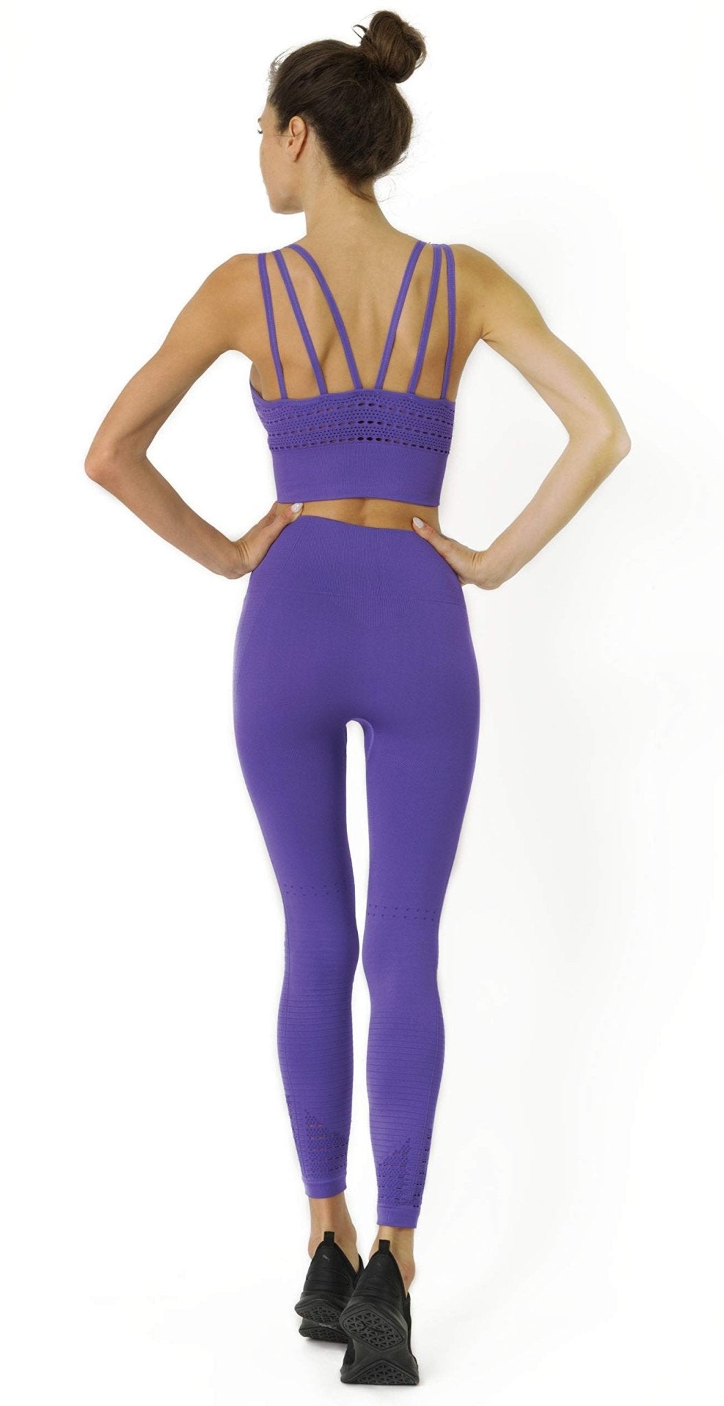 Mesh Seamless Set - Purple - Wear and Wander