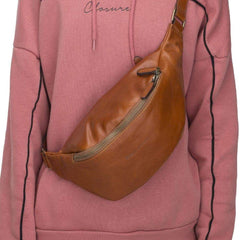 Minoan Genuine Leather Waist Bag for Women and Men - Wear n Wander