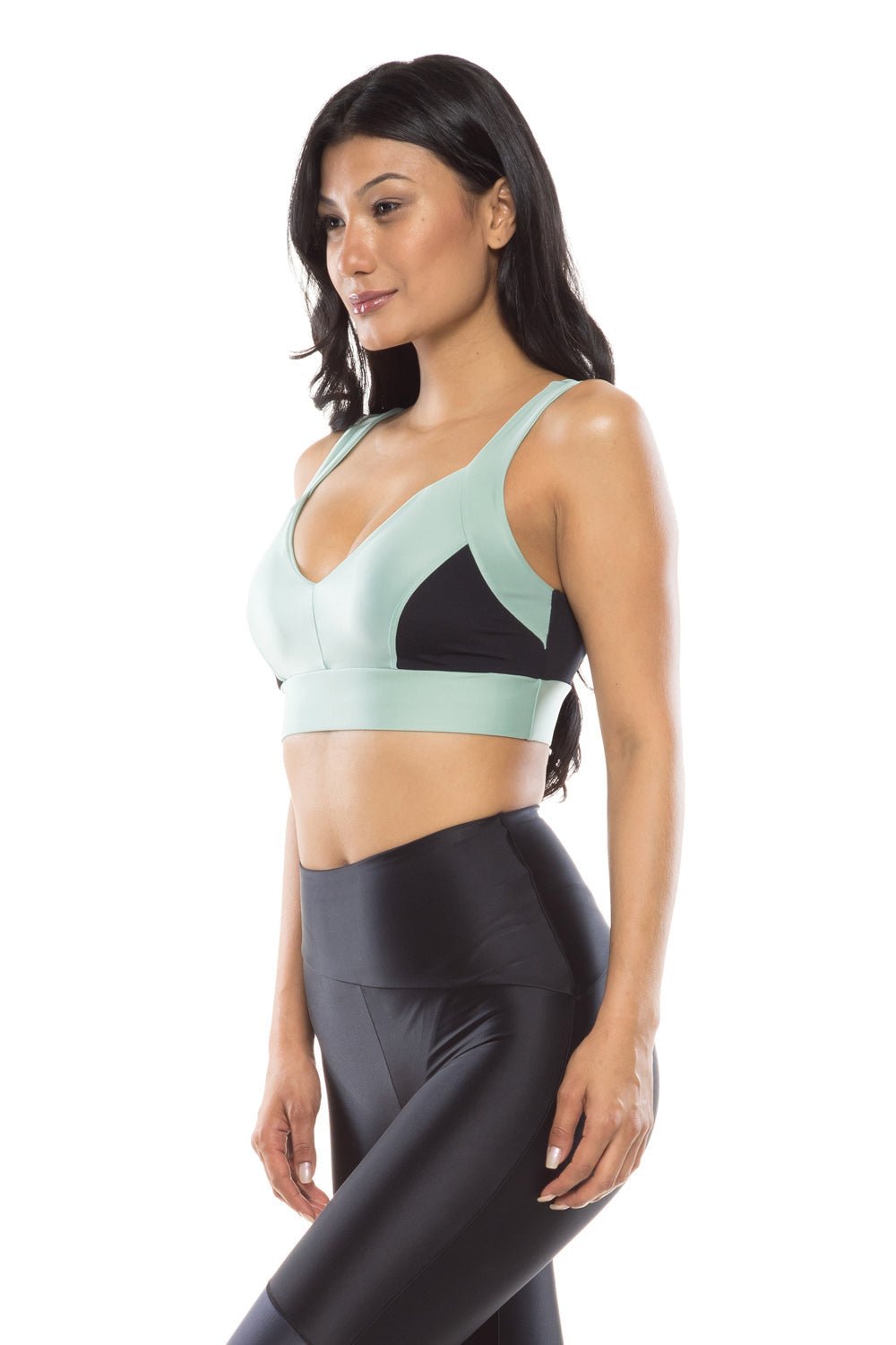 Mint Starlight Sports Bra - Wear and Wander