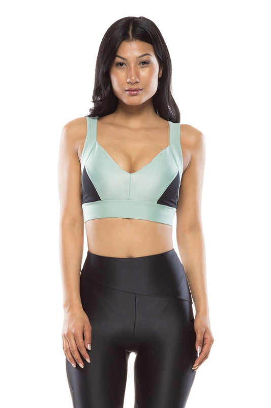 Mint Starlight Sports Bra - Wear and Wander