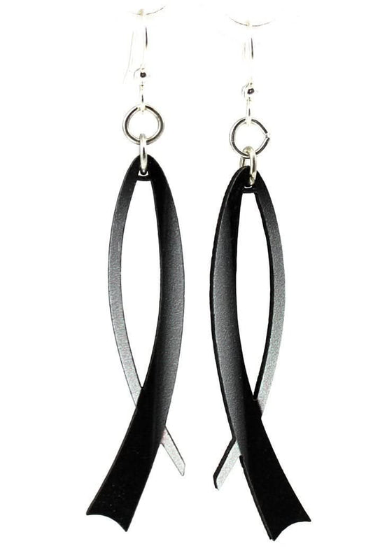 Modern Ribbon Earrings 1546 - Wear and Wander