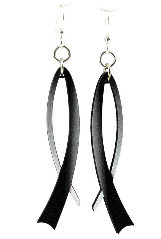 Modern Ribbon Earrings #1546 - Wear and Wander