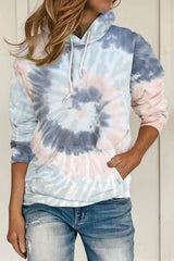 Multicolor Tie Dye Pattern Hoodie - Wear and Wander