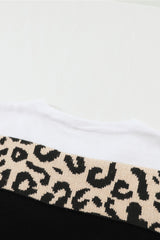 New Leopard Pullover Sweater - Wear and Wander