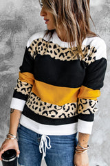 New Leopard Pullover Sweater - Wear and Wander