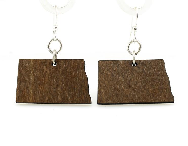 North Dakota State Earrings - S034 - Wear and Wander