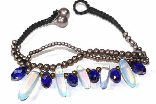 Opalite & Crystal Romance Bracelet - Wear and Wander