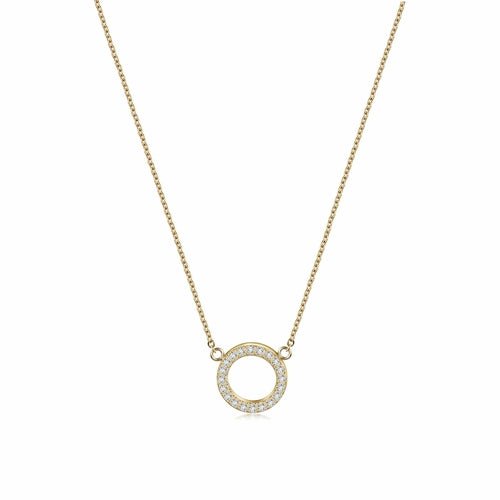 Open Circle Pendant Necklace - Wear and Wander